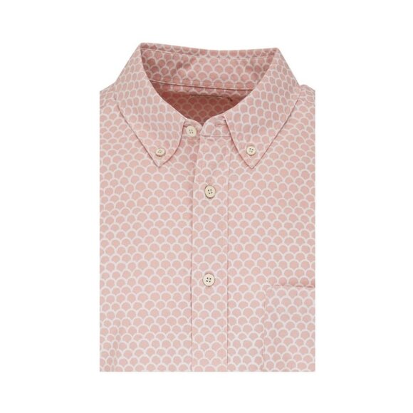 Faherty SS Stretch Playa Shirt RFS-Rose Fish Scale - Button Up - Picture 5 of 5